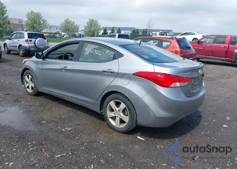 2011 Hyundai Elantra Gls Pzev from USA, damaged, VIN KMHDH4AE5BU131654